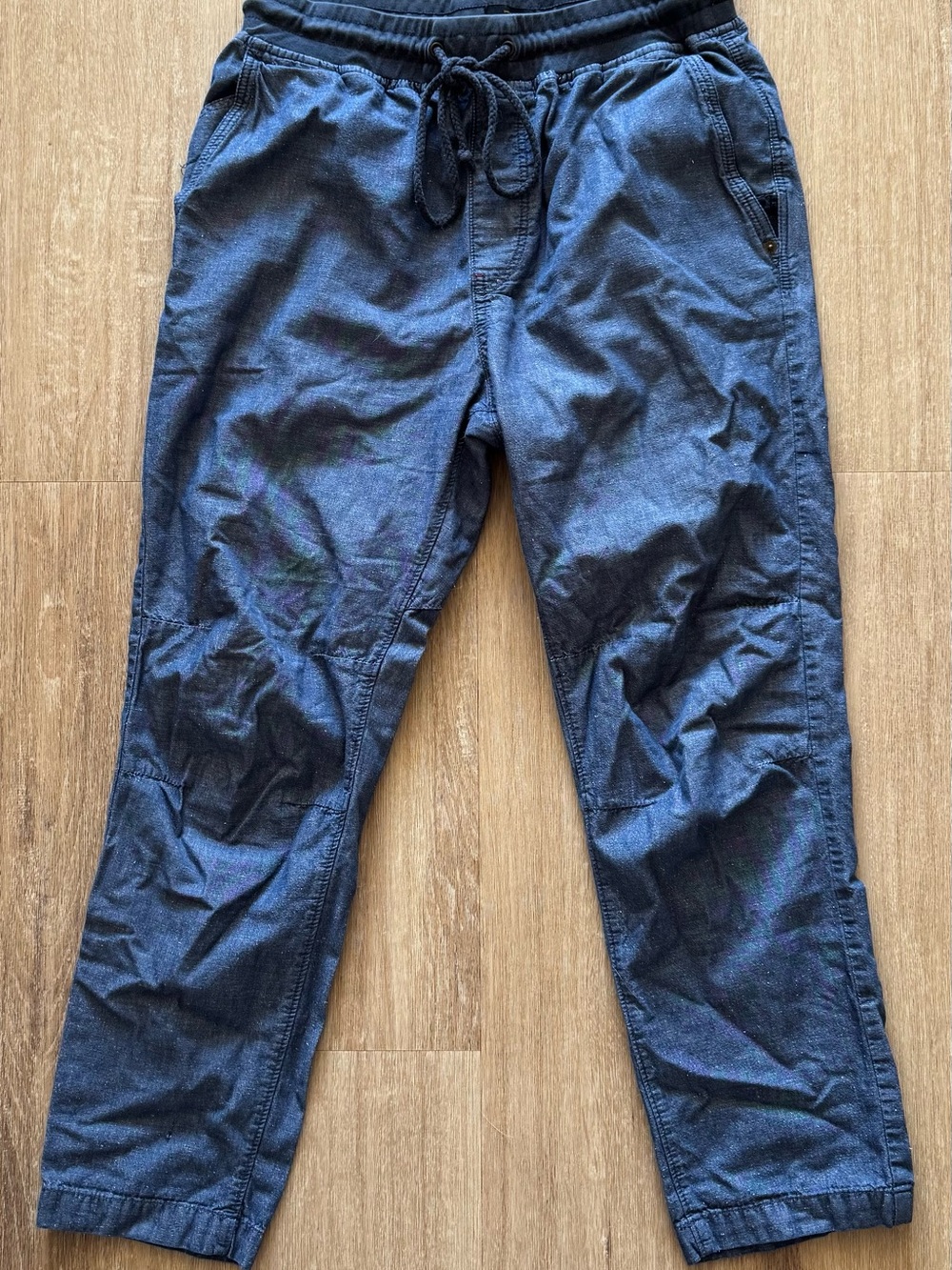 Women's Navy Pull-On Drawstring Joggers
